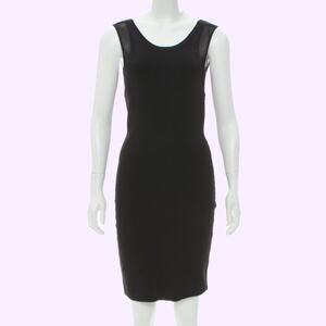 DIANE VON FURSTENBERG Black Sleeveless Bodycon Dress